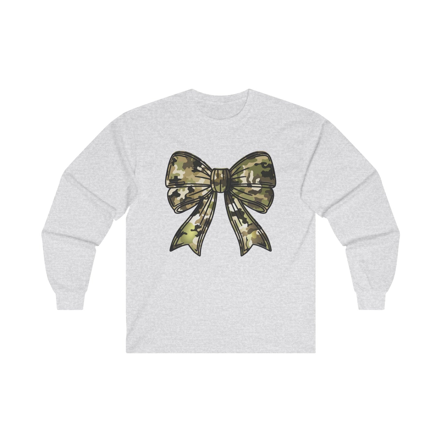 Unisex Long Sleeve Tee - Camo Bow Hunting Gift for Female Hunters