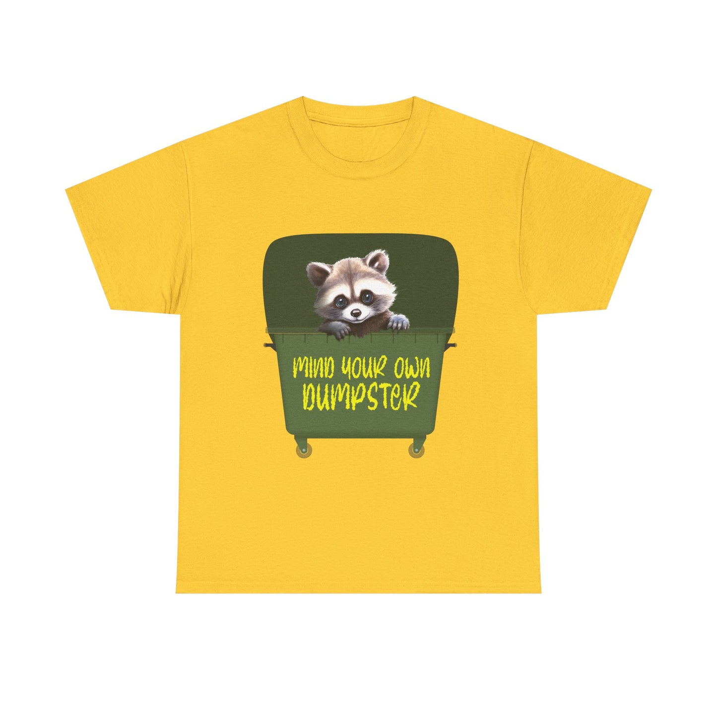 RACCOON TEE - Adorable Raccoon in a Dumpster Design