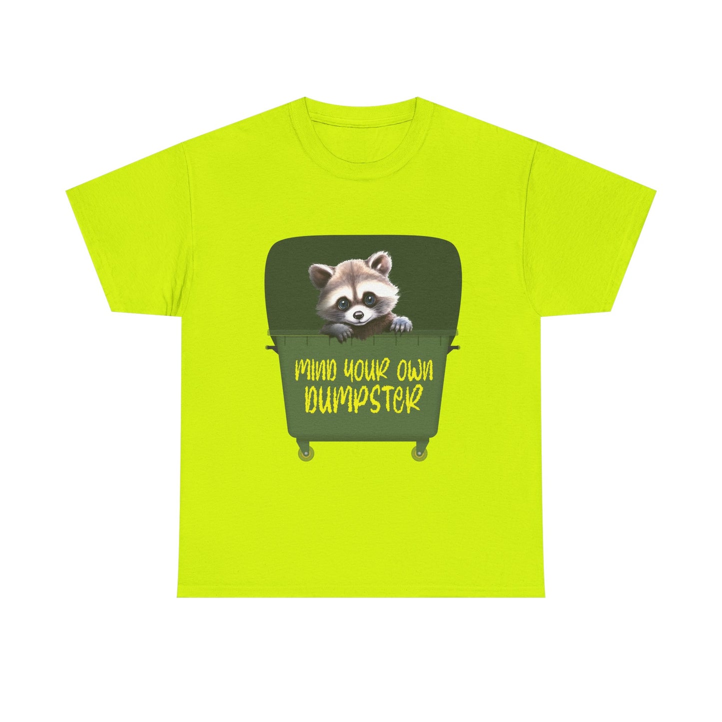 RACCOON TEE - Adorable Raccoon in a Dumpster Design
