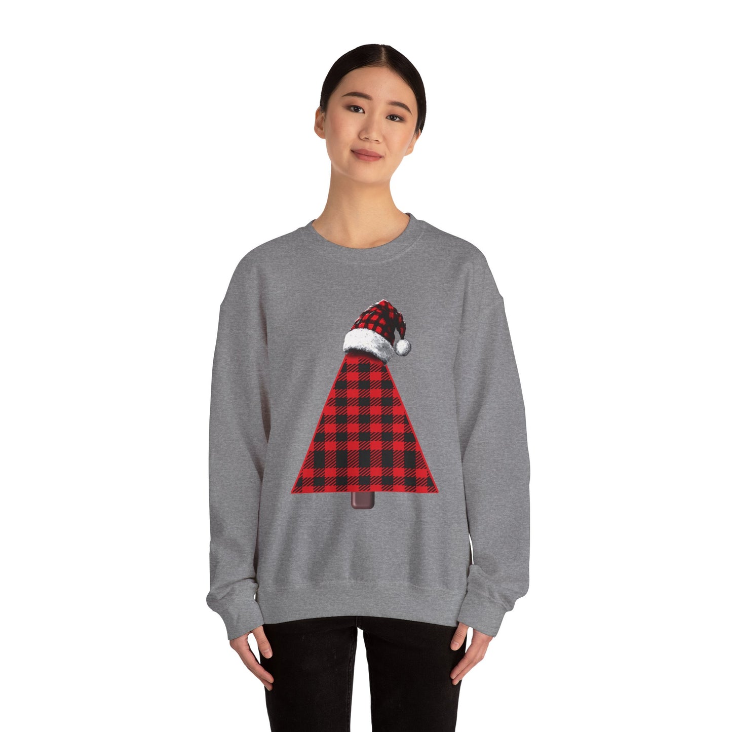 Lumberjack Red Buffalo Plaid Unisex Heavy Blend™ Crewneck Sweatshirt