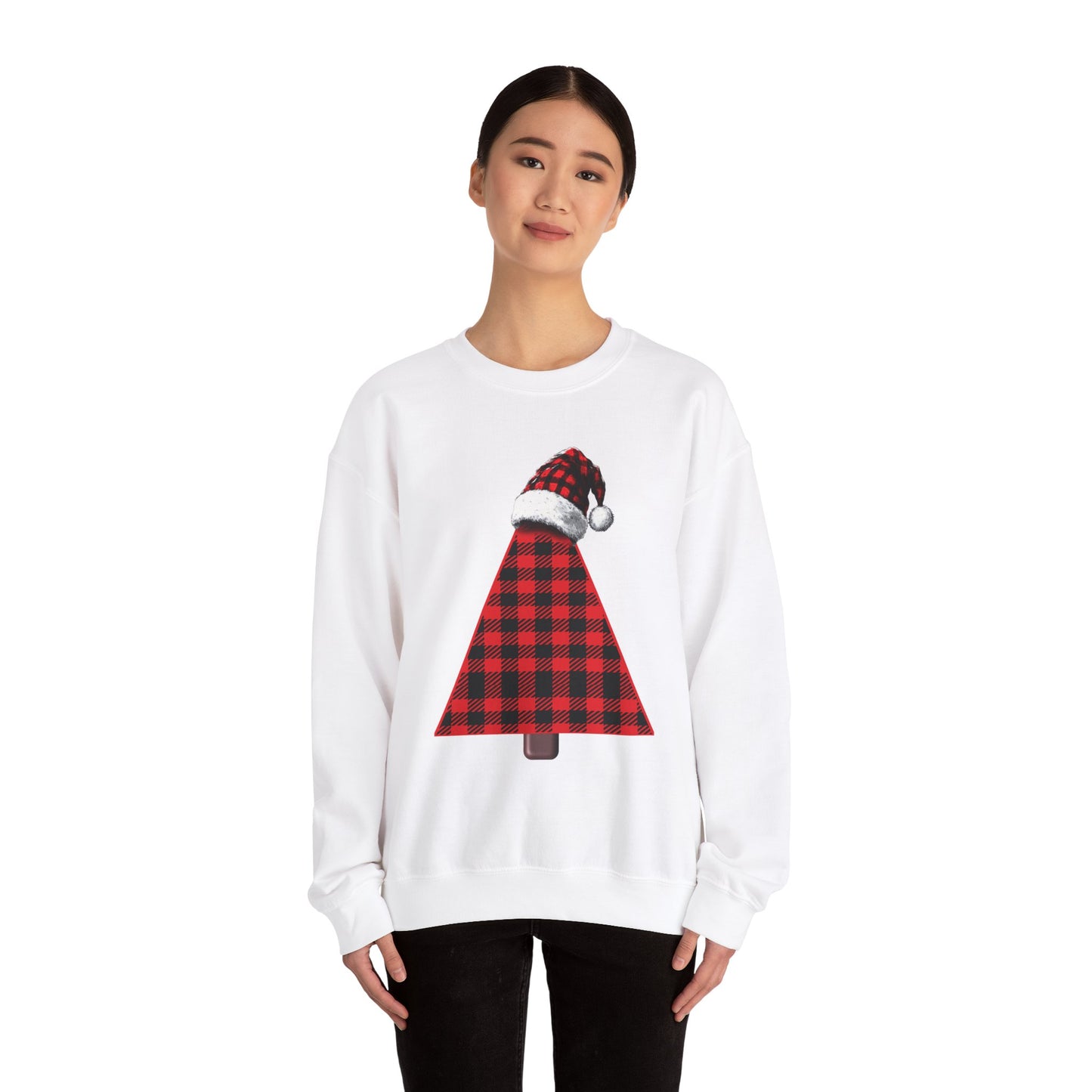 Lumberjack Red Buffalo Plaid Unisex Heavy Blend™ Crewneck Sweatshirt