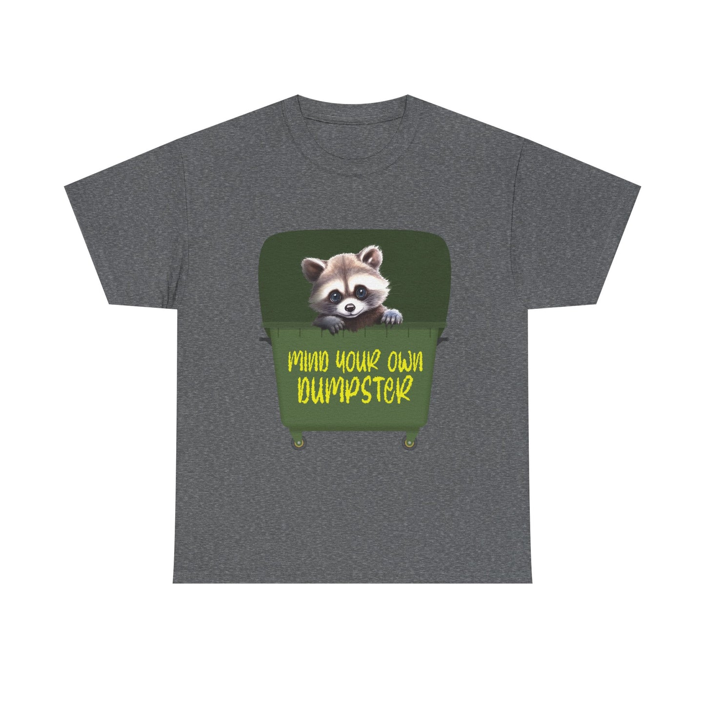 RACCOON TEE - Adorable Raccoon in a Dumpster Design