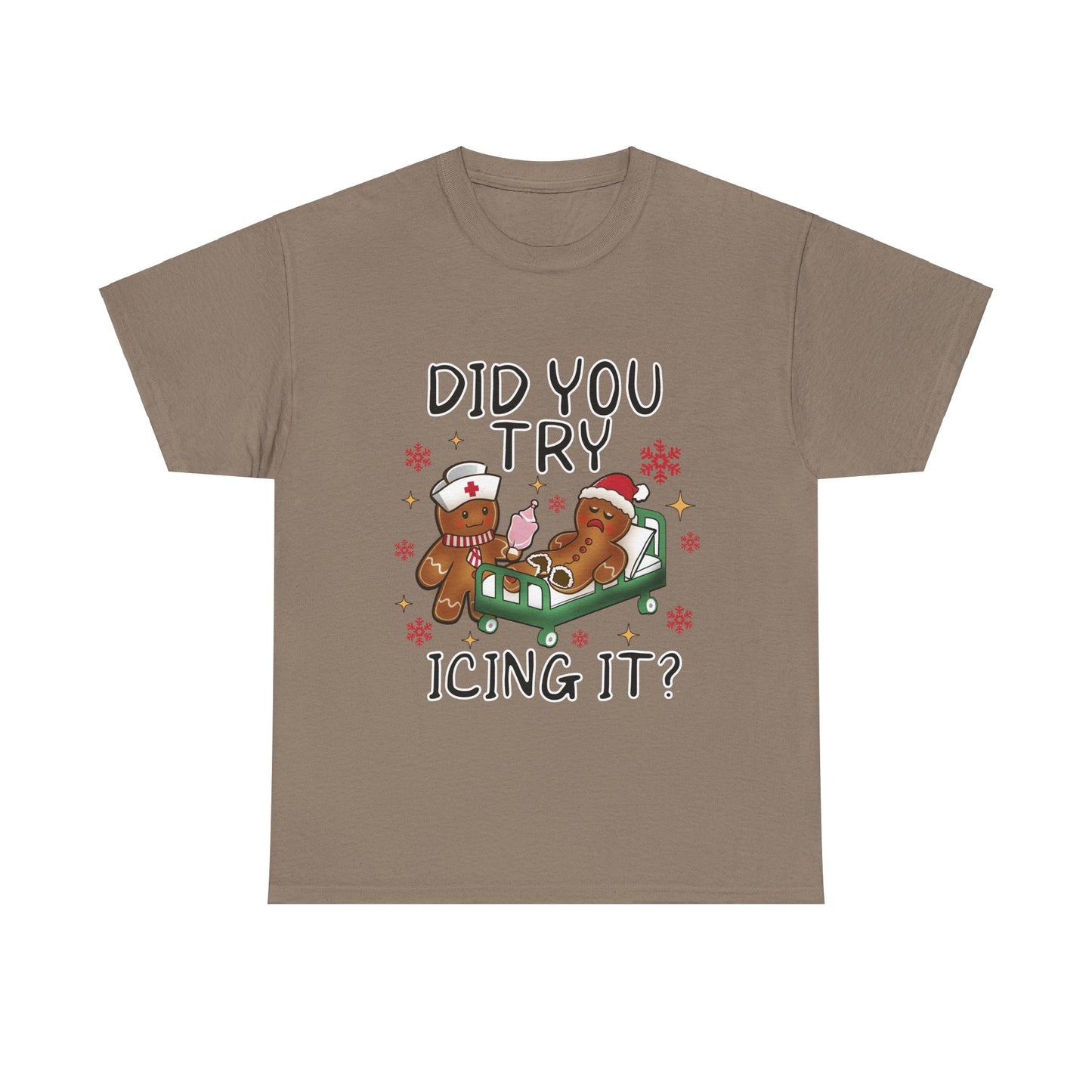 Gingerbread Nursing Unisex Heavy Cotton Tee
