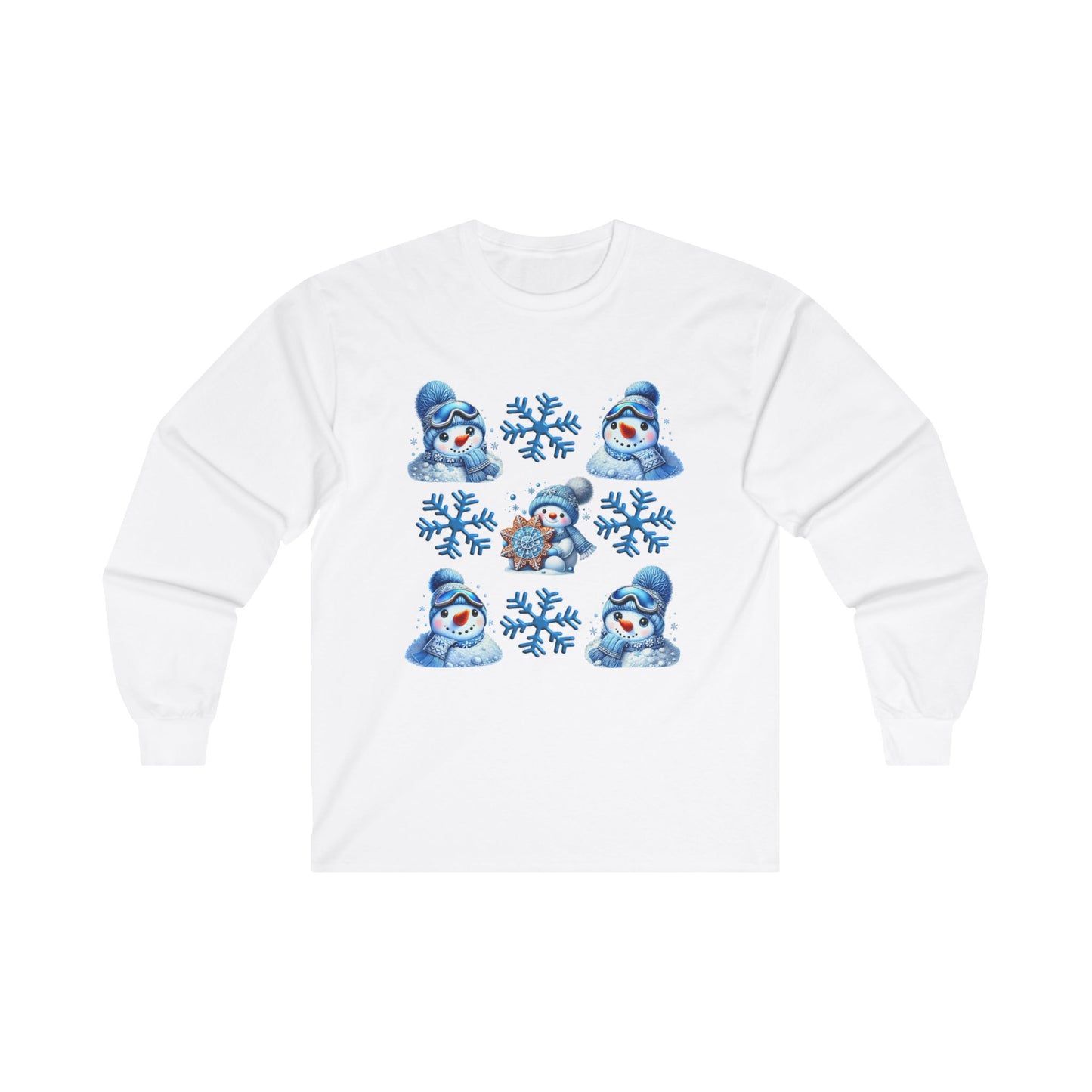 Snowman Tic Tac Toe Tee