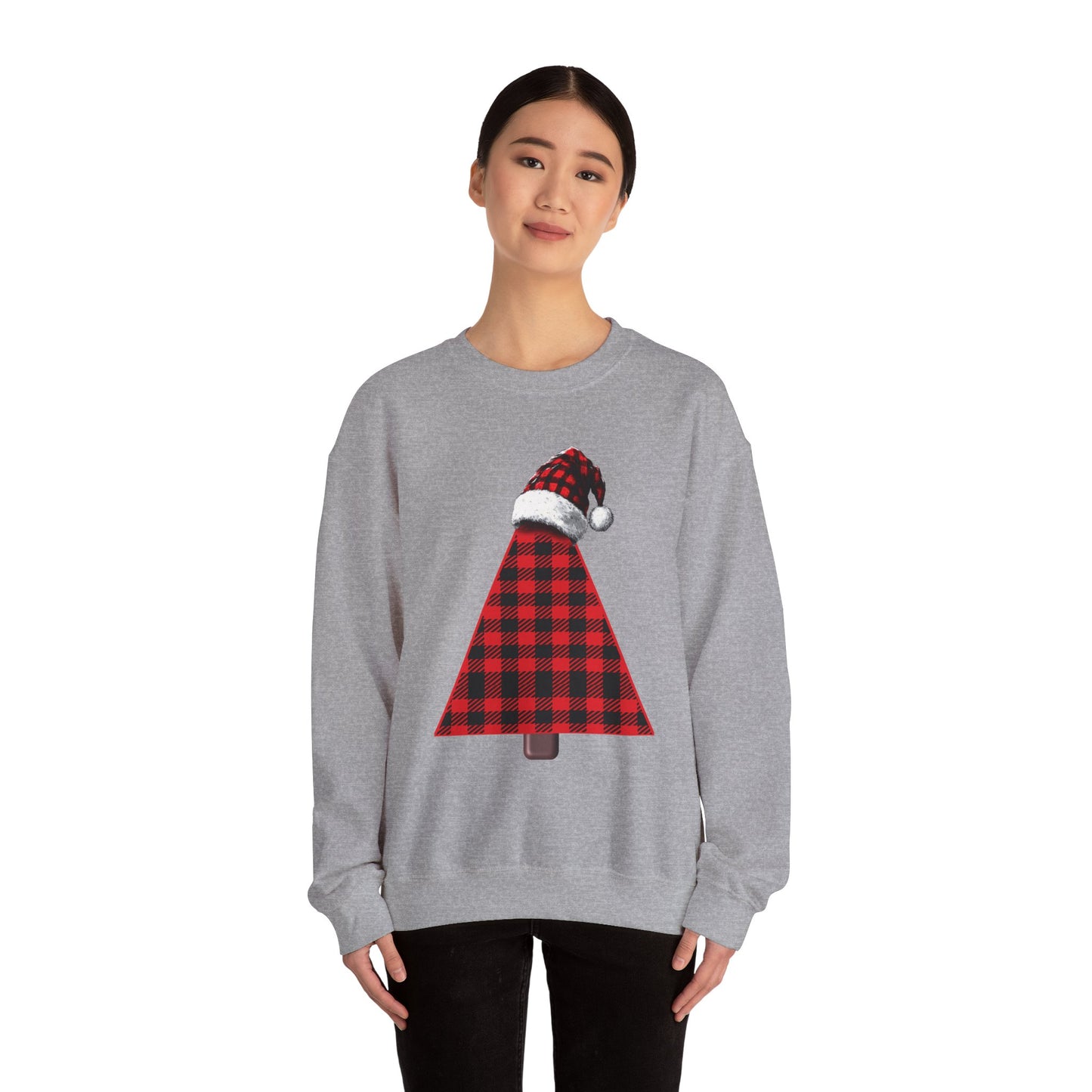 Lumberjack Red Buffalo Plaid Unisex Heavy Blend™ Crewneck Sweatshirt
