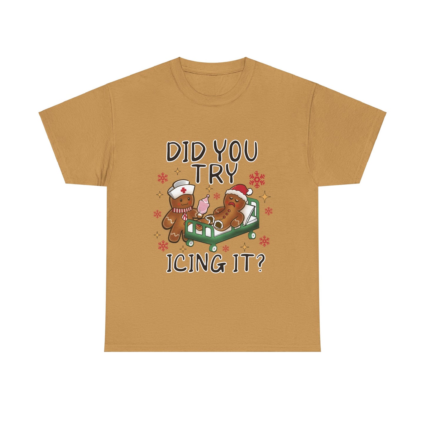Gingerbread Nursing Unisex Heavy Cotton Tee