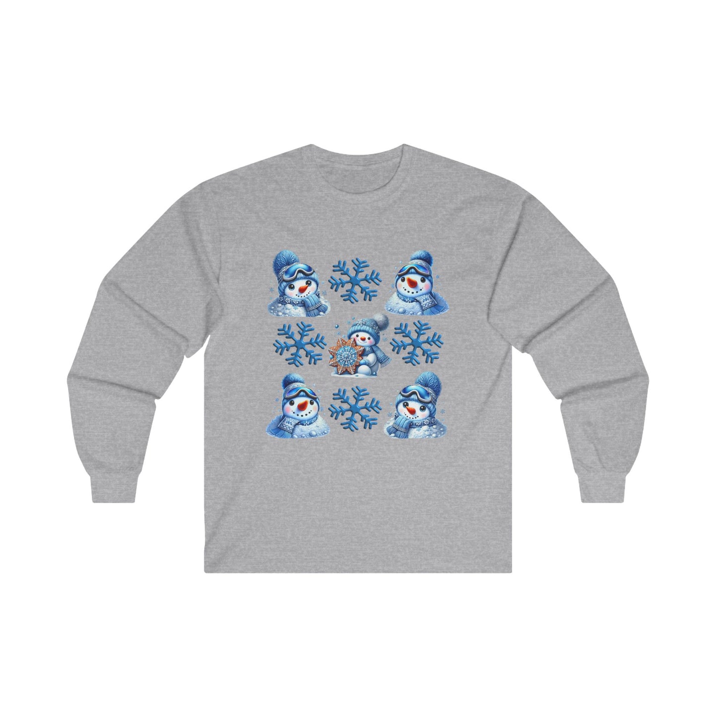 Snowman Tic Tac Toe Tee