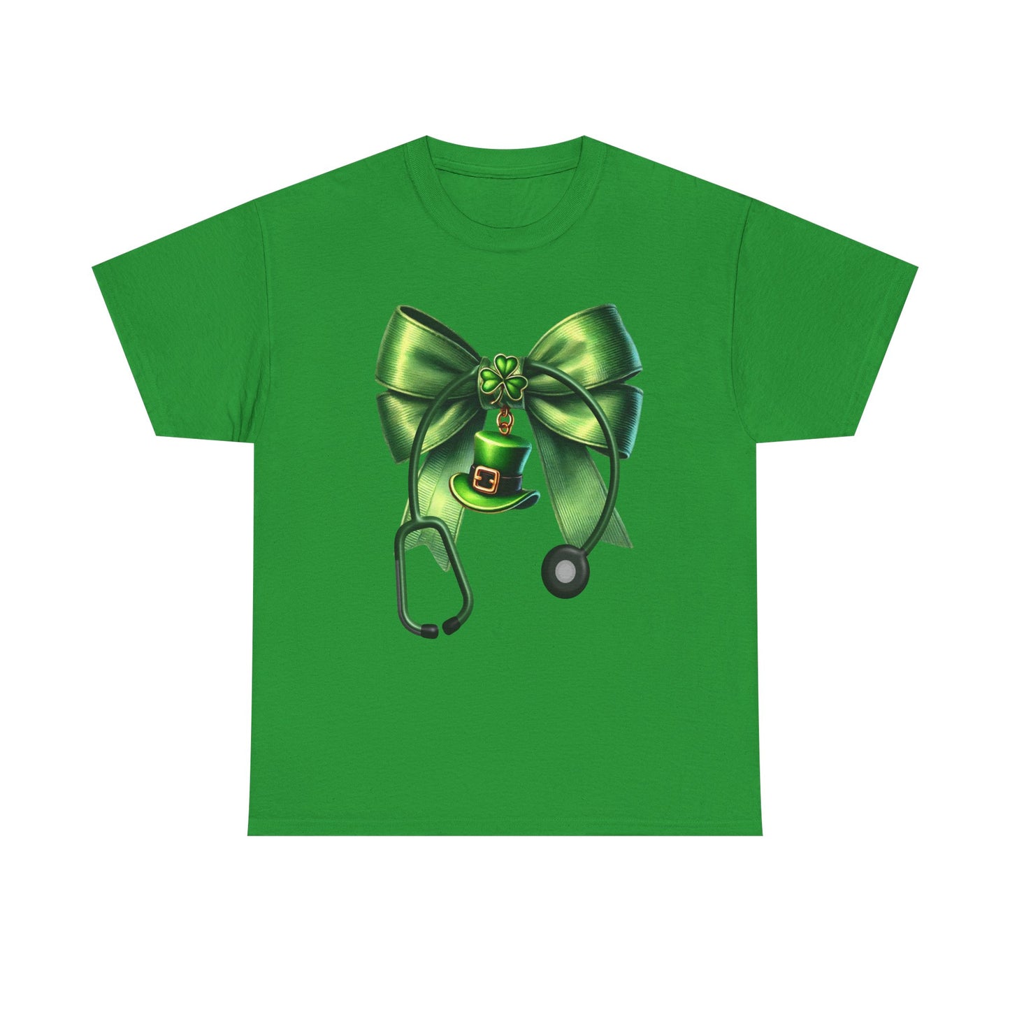 Nurse Bow with Stethoscope Tee
