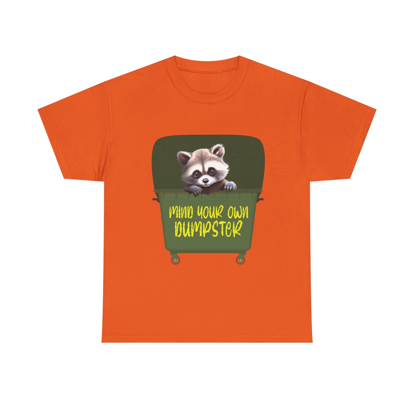 RACCOON TEE - Adorable Raccoon in a Dumpster Design