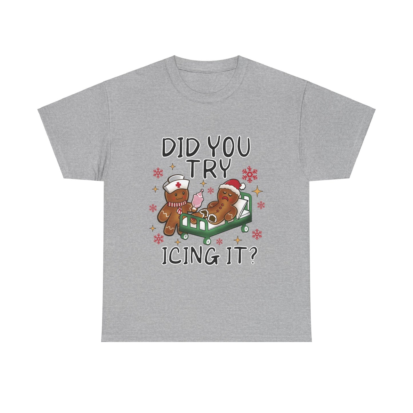 Gingerbread Nursing Unisex Heavy Cotton Tee
