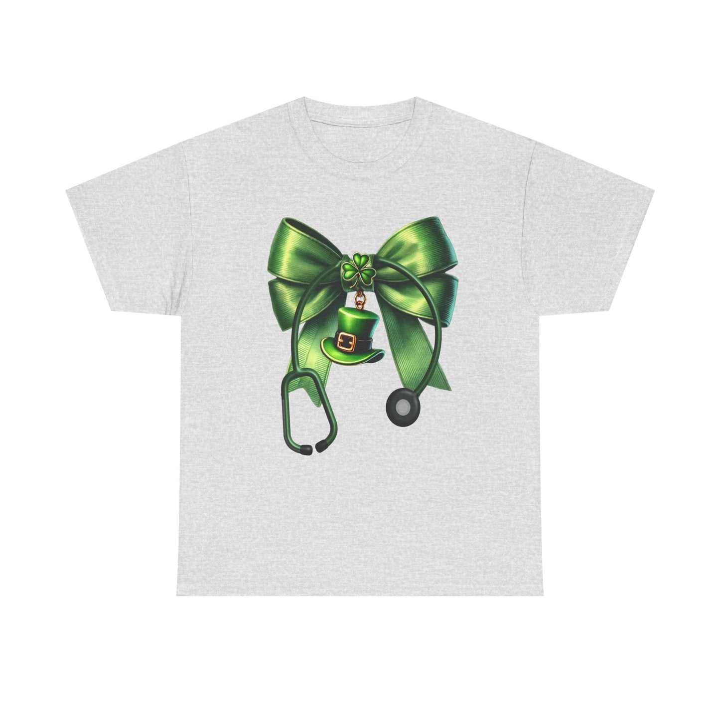 Nurse Bow with Stethoscope Tee