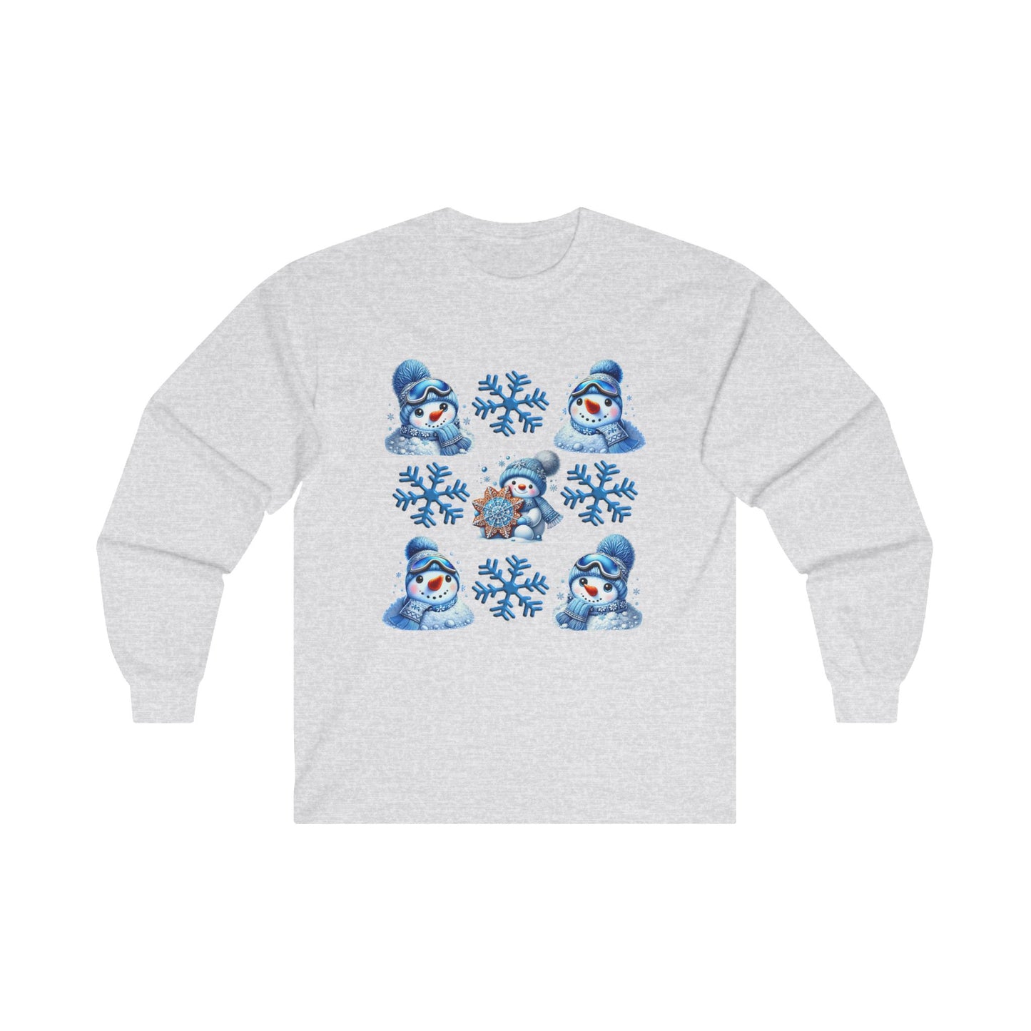 Snowman Tic Tac Toe Tee