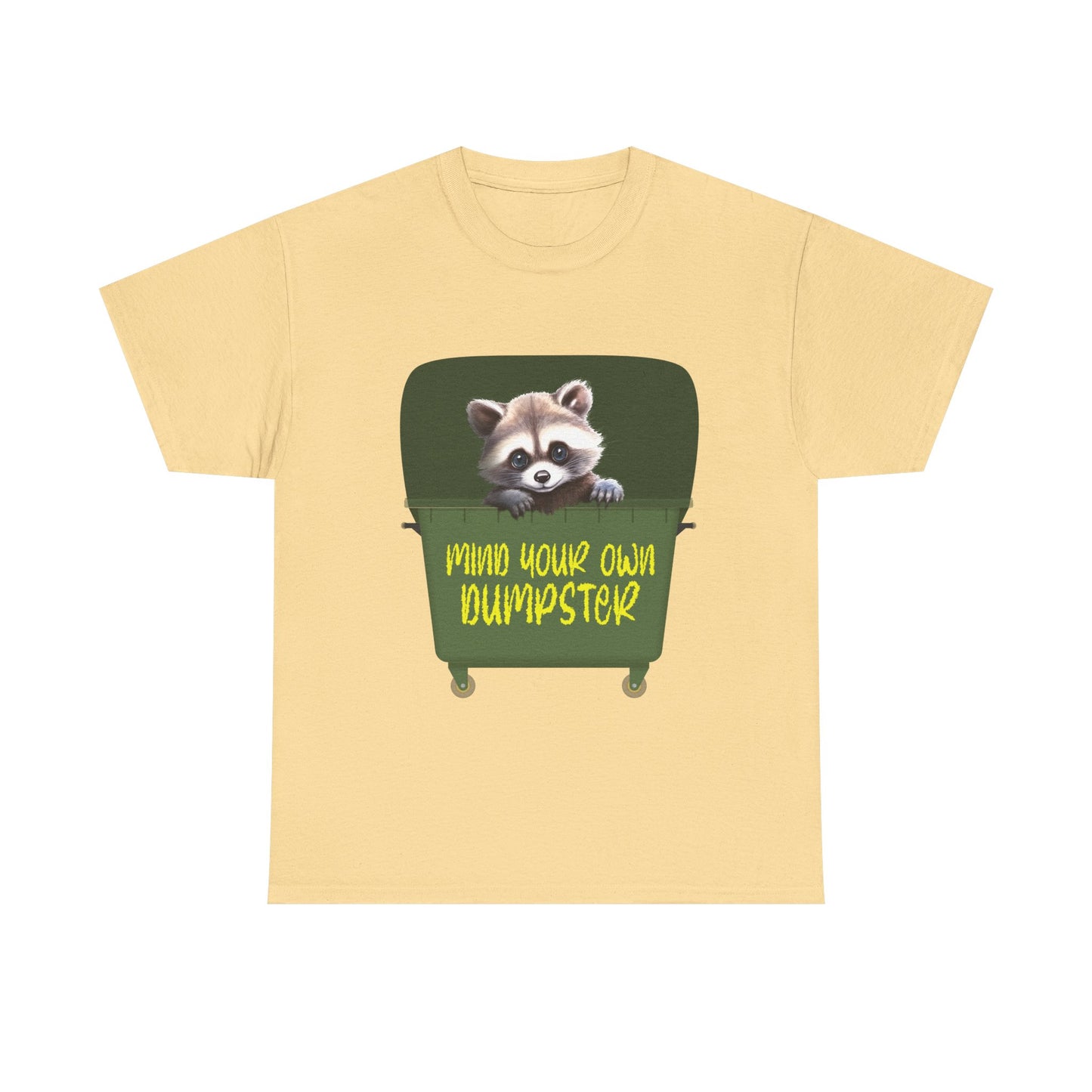 RACCOON TEE - Adorable Raccoon in a Dumpster Design