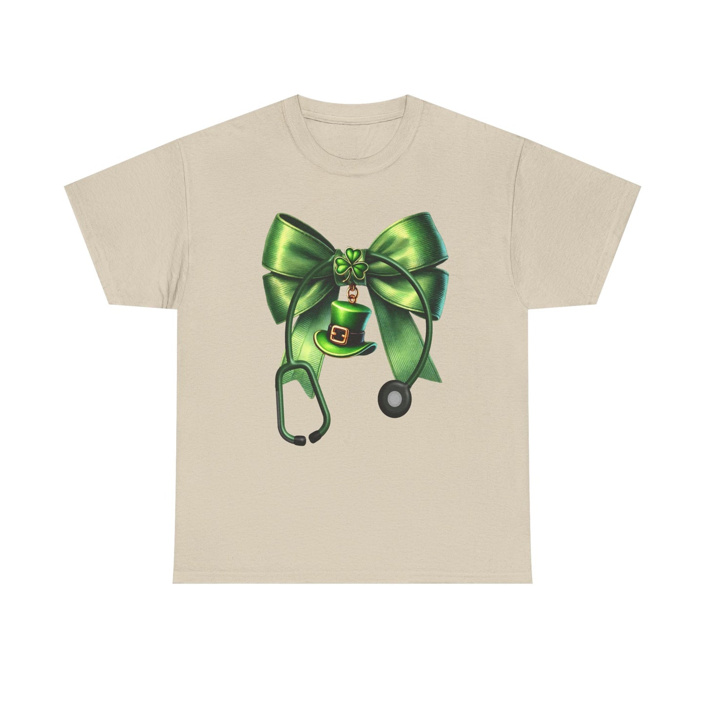 Nurse Bow with Stethoscope Tee