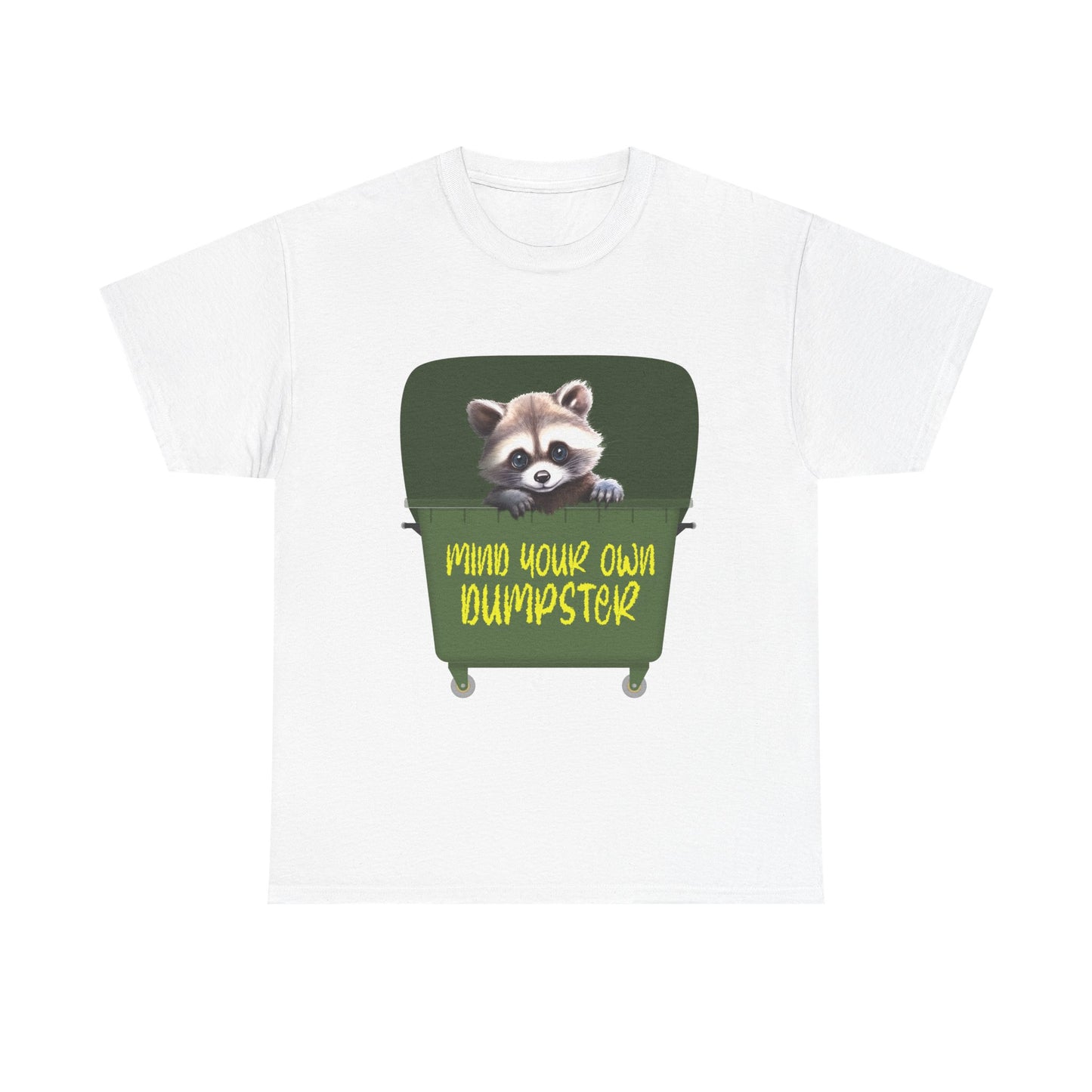 RACCOON TEE - Adorable Raccoon in a Dumpster Design