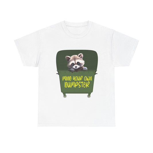 RACCOON TEE - Adorable Raccoon in a Dumpster Design