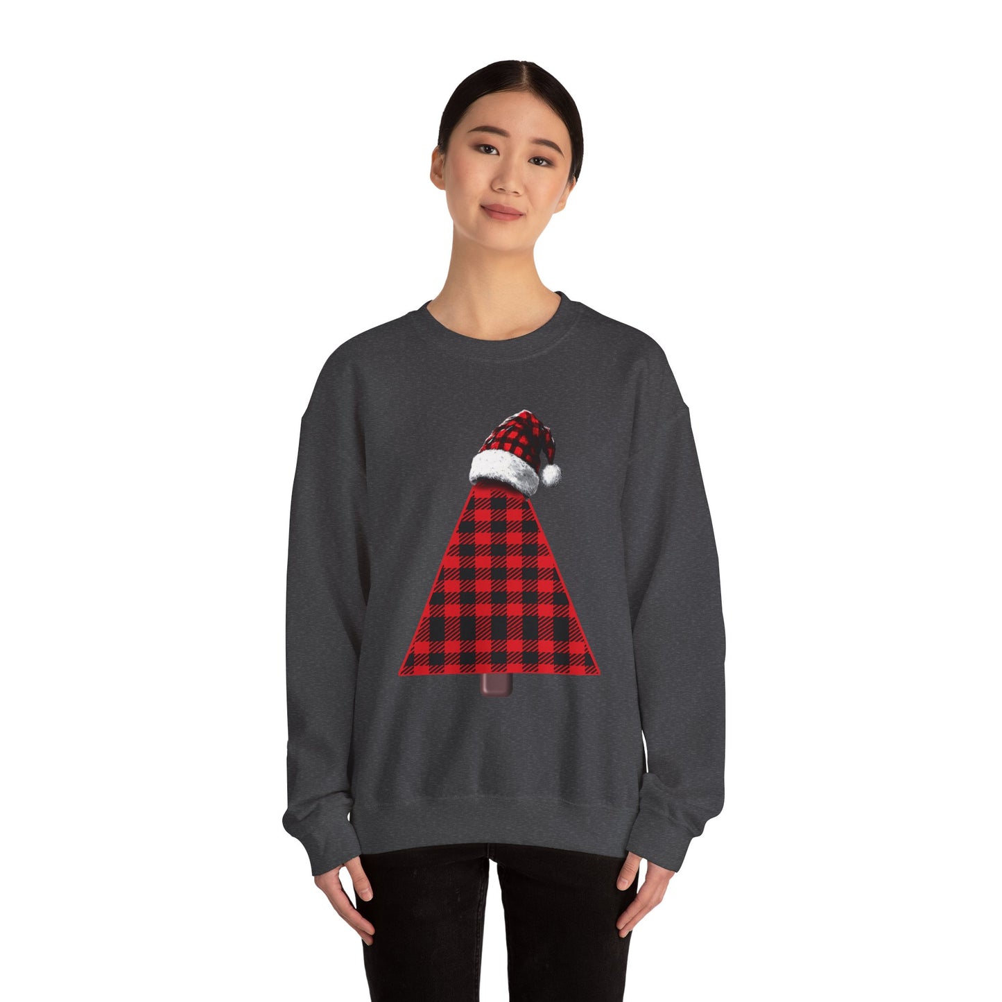 Lumberjack Red Buffalo Plaid Unisex Heavy Blend™ Crewneck Sweatshirt