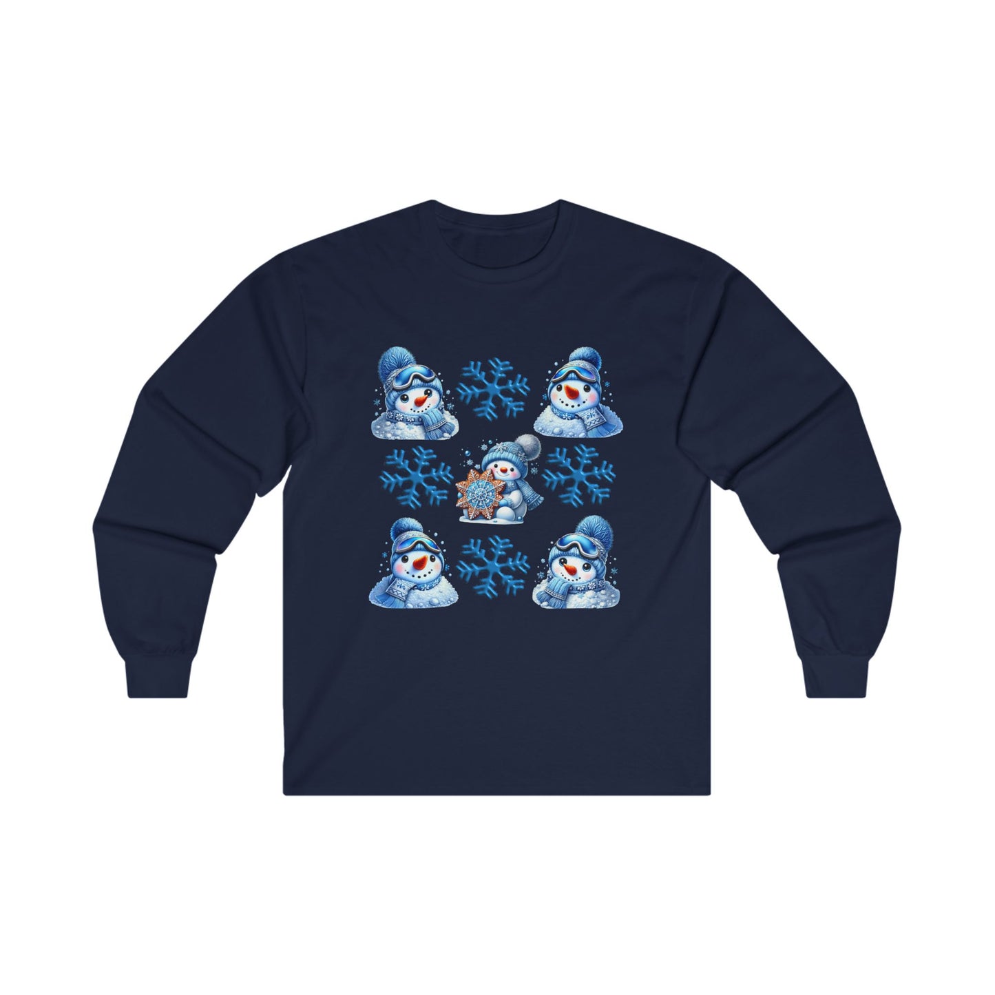 Snowman Tic Tac Toe Tee
