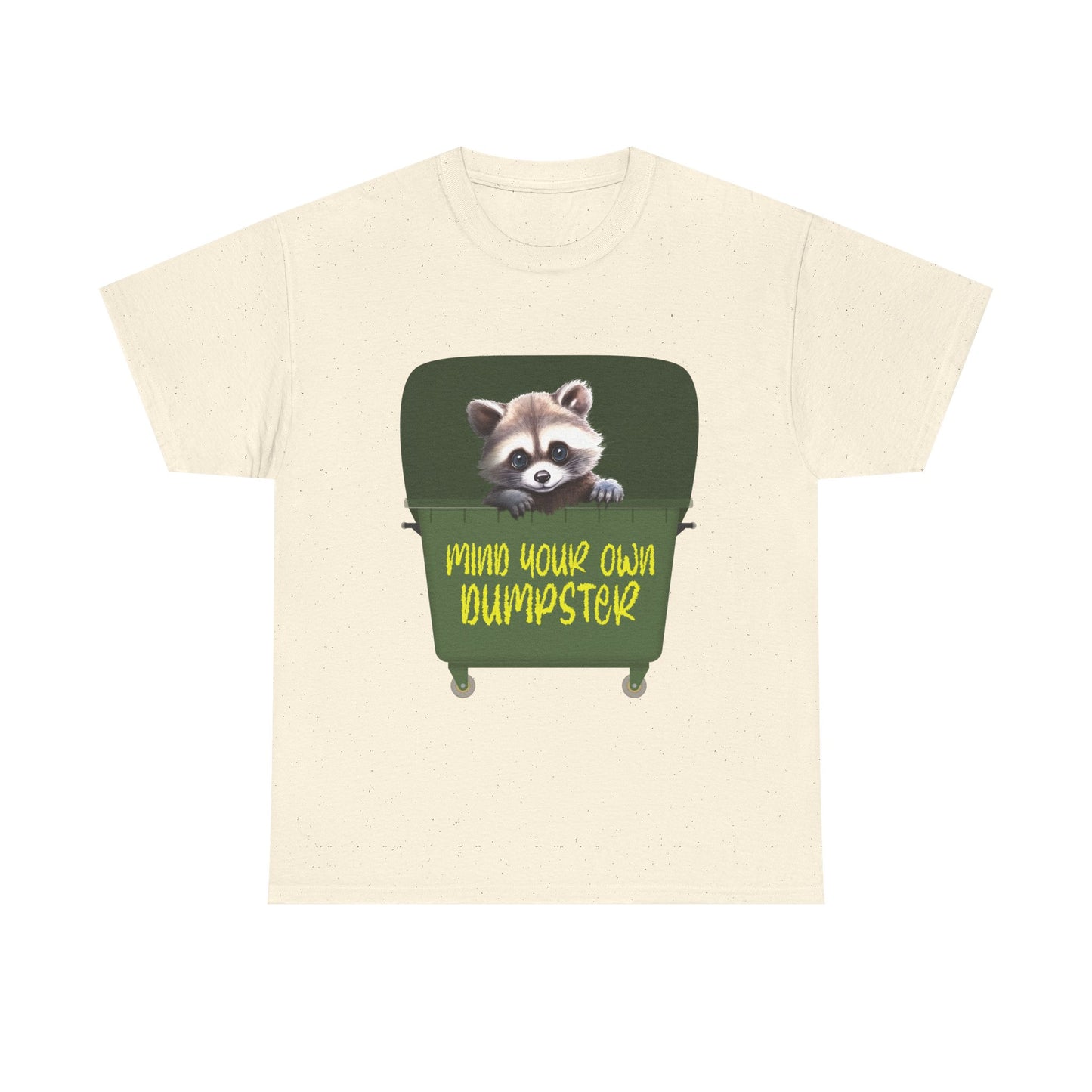 RACCOON TEE - Adorable Raccoon in a Dumpster Design