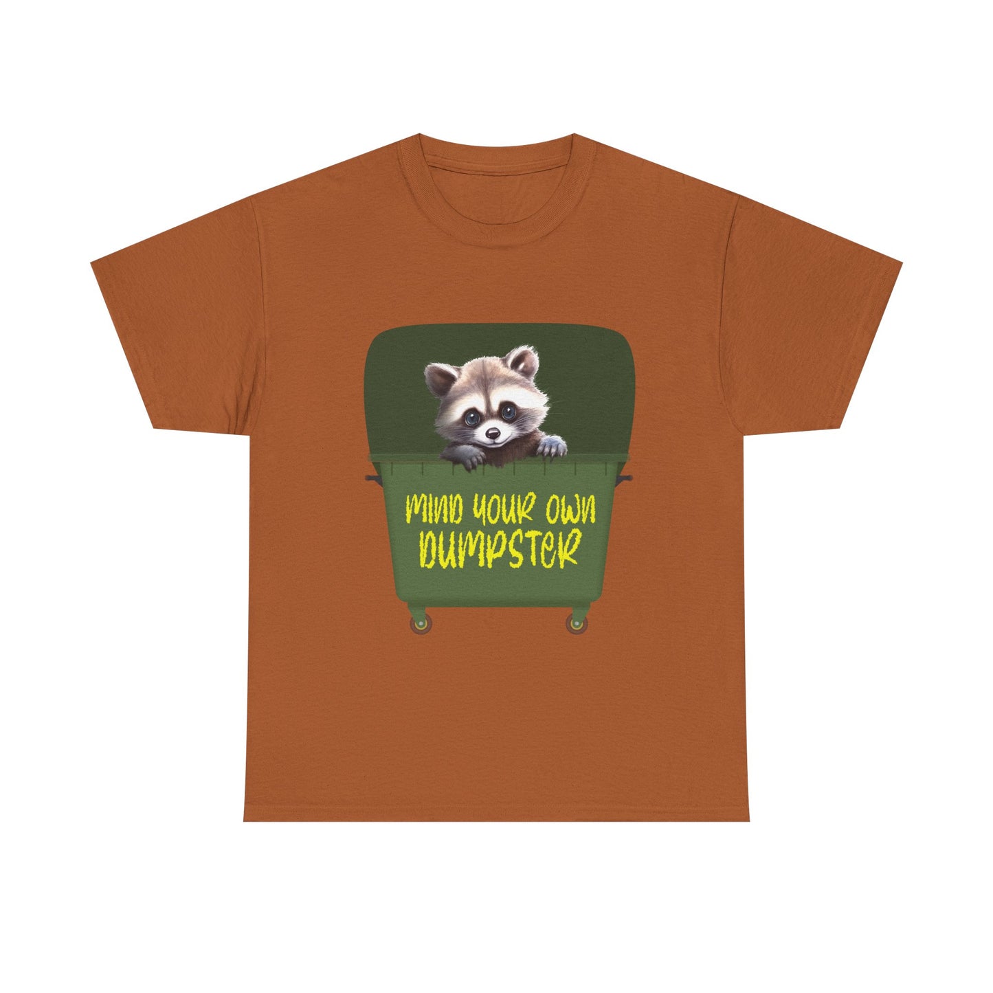 RACCOON TEE - Adorable Raccoon in a Dumpster Design