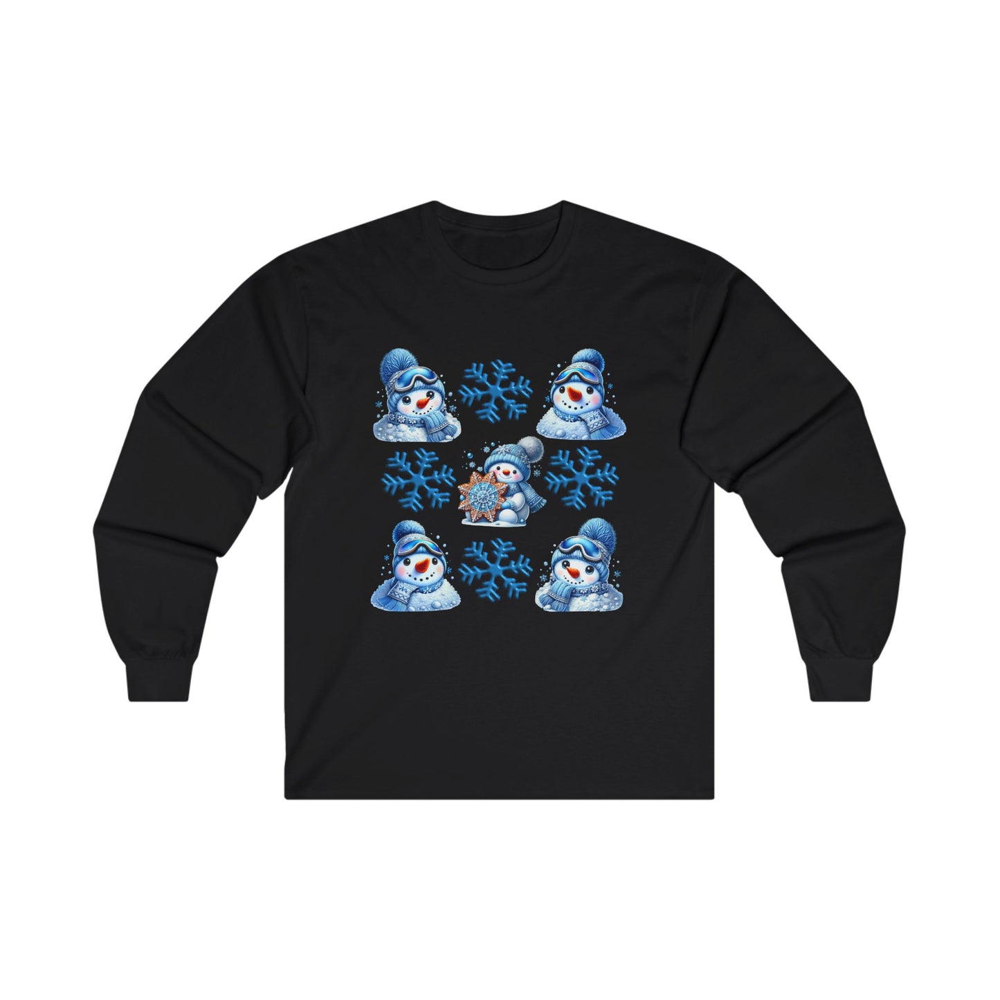 Snowman Tic Tac Toe Tee