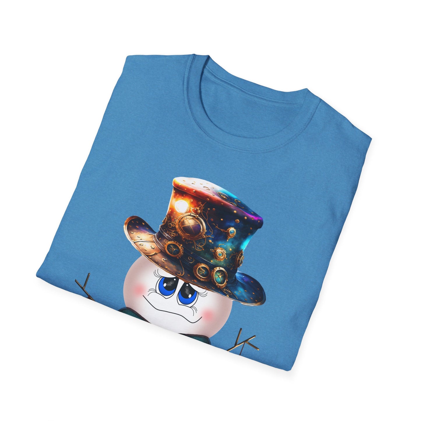 Steampunk Snowman Unisex Softstyle T-Shirt