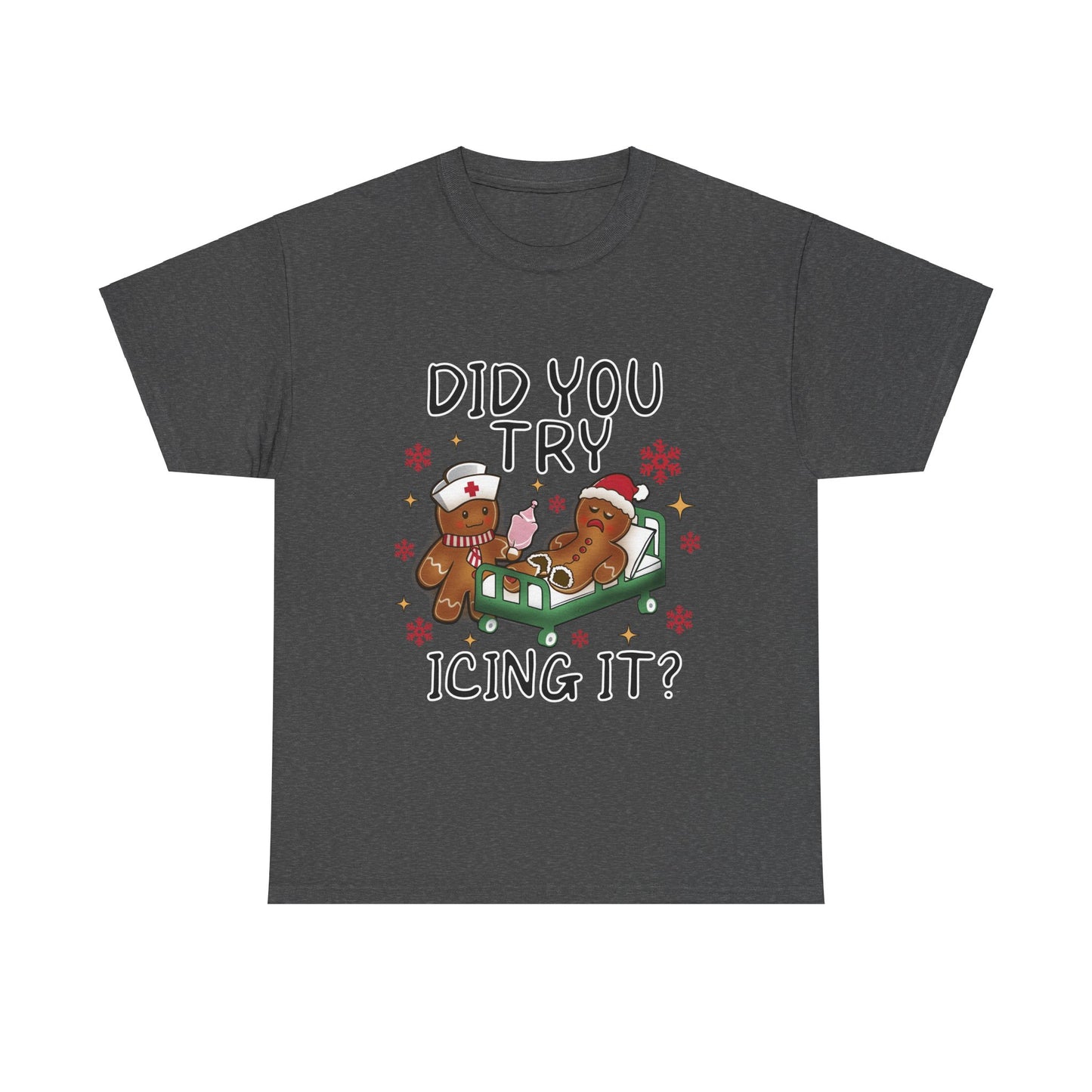 Gingerbread Nursing Unisex Heavy Cotton Tee