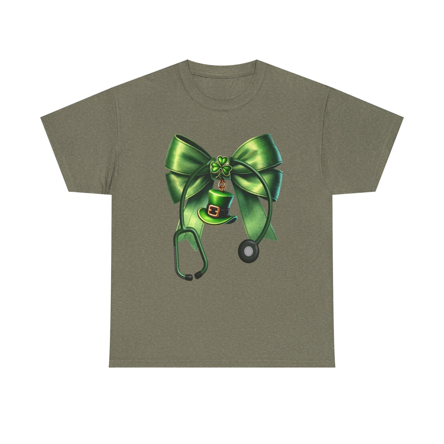 Nurse Bow with Stethoscope Tee