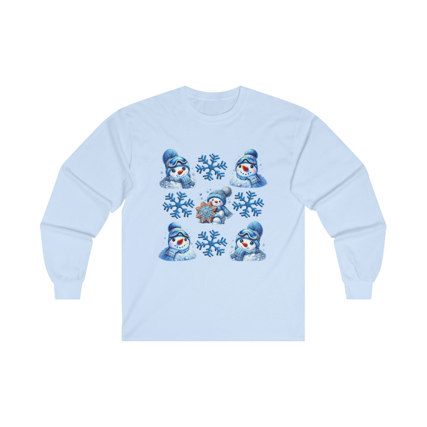 Snowman Tic Tac Toe Tee