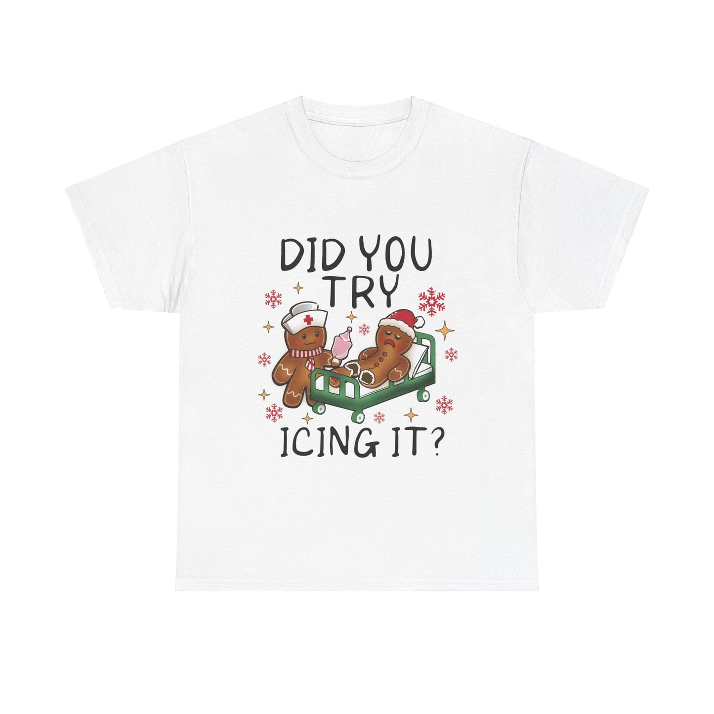 Gingerbread Nursing Unisex Heavy Cotton Tee
