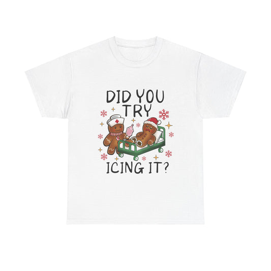 Gingerbread Nursing Unisex Heavy Cotton Tee
