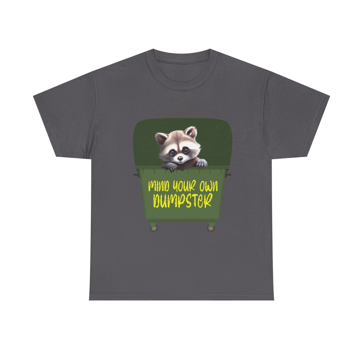 RACCOON TEE - Adorable Raccoon in a Dumpster Design