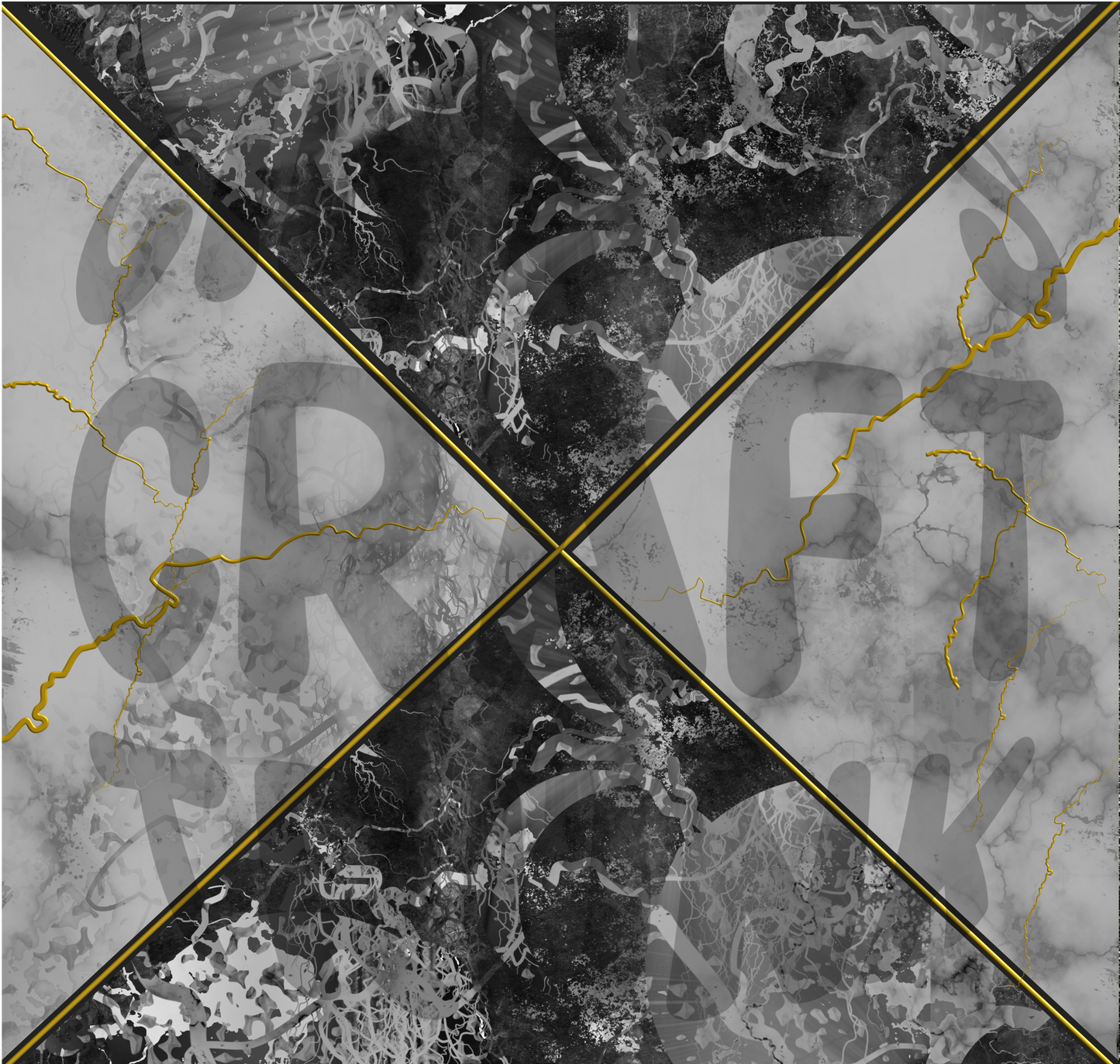 Black Marble 30oz Wrap PNG
