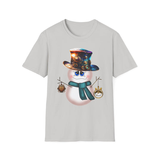 Steampunk Snowman Unisex Softstyle T-Shirt