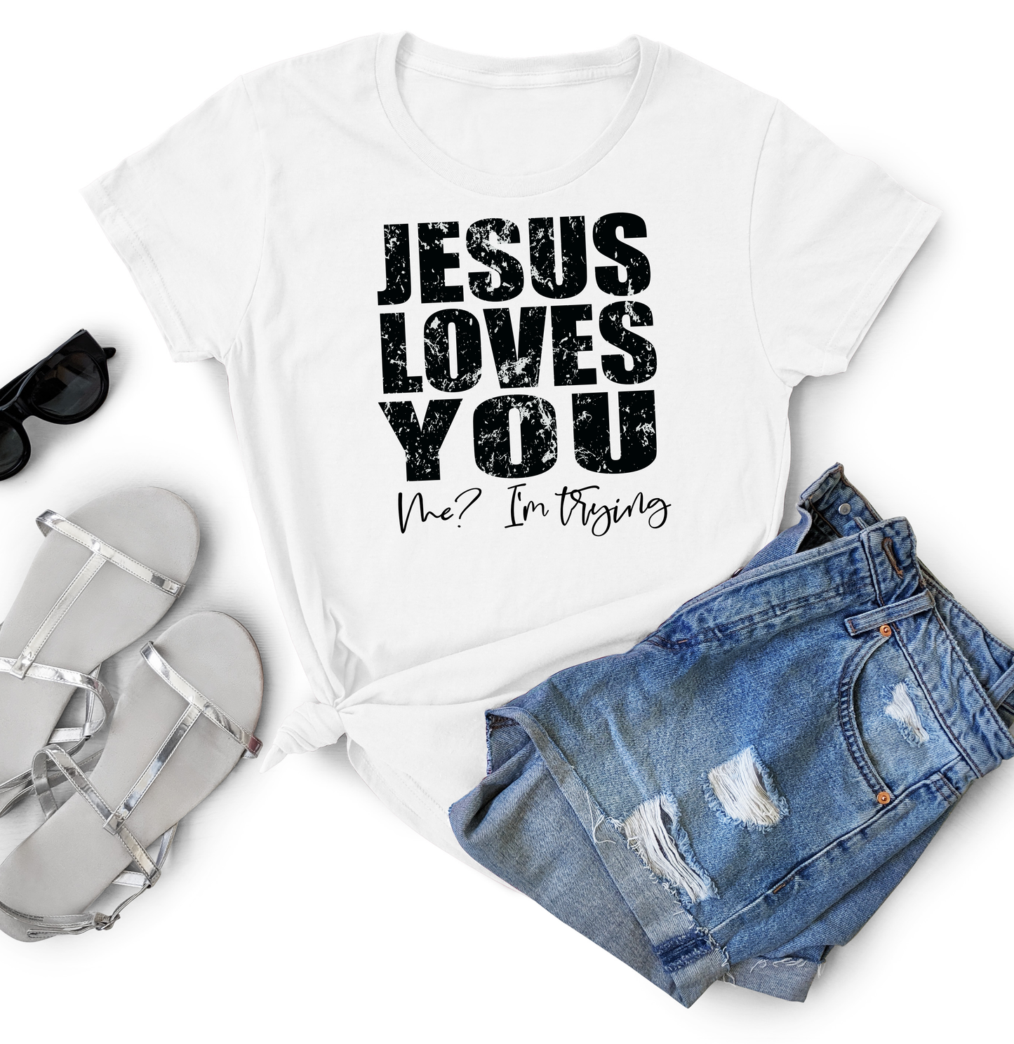 Jesus loves you Tshirt Print PNG
