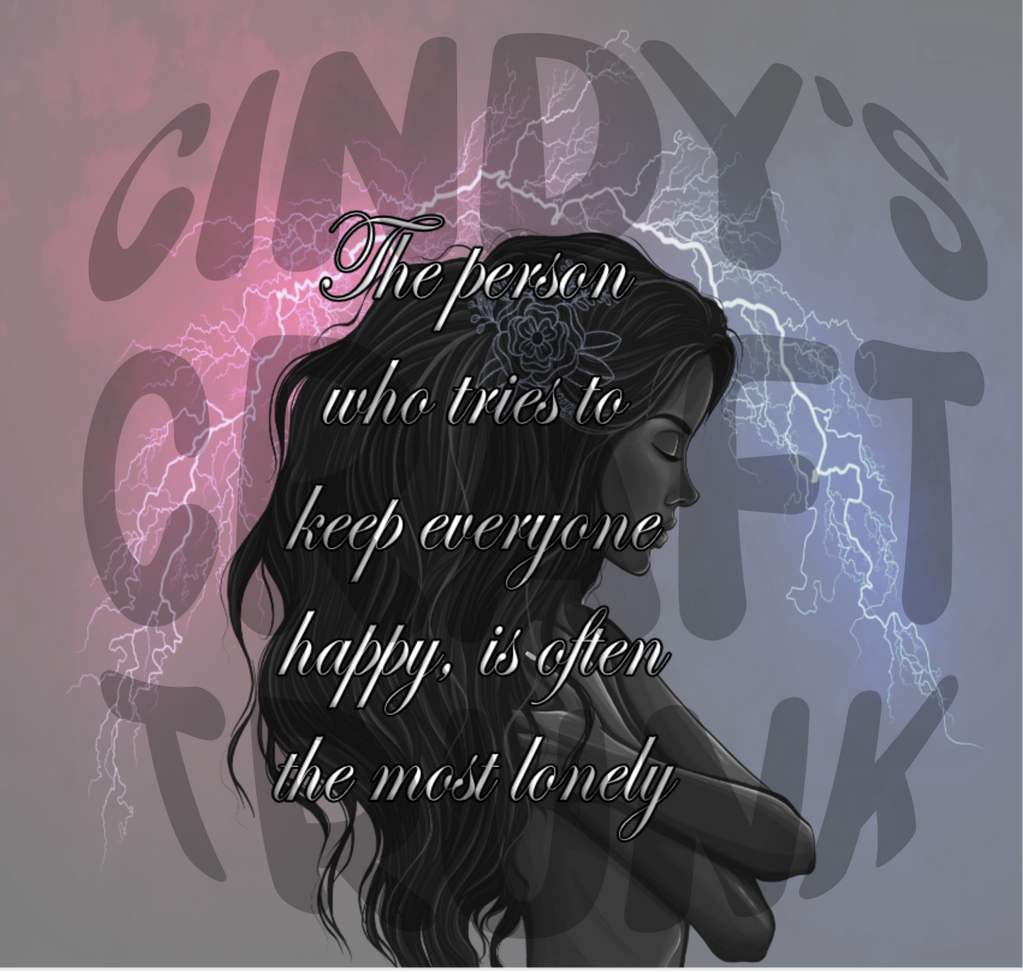 Lonely Tumbler Wrap PNG